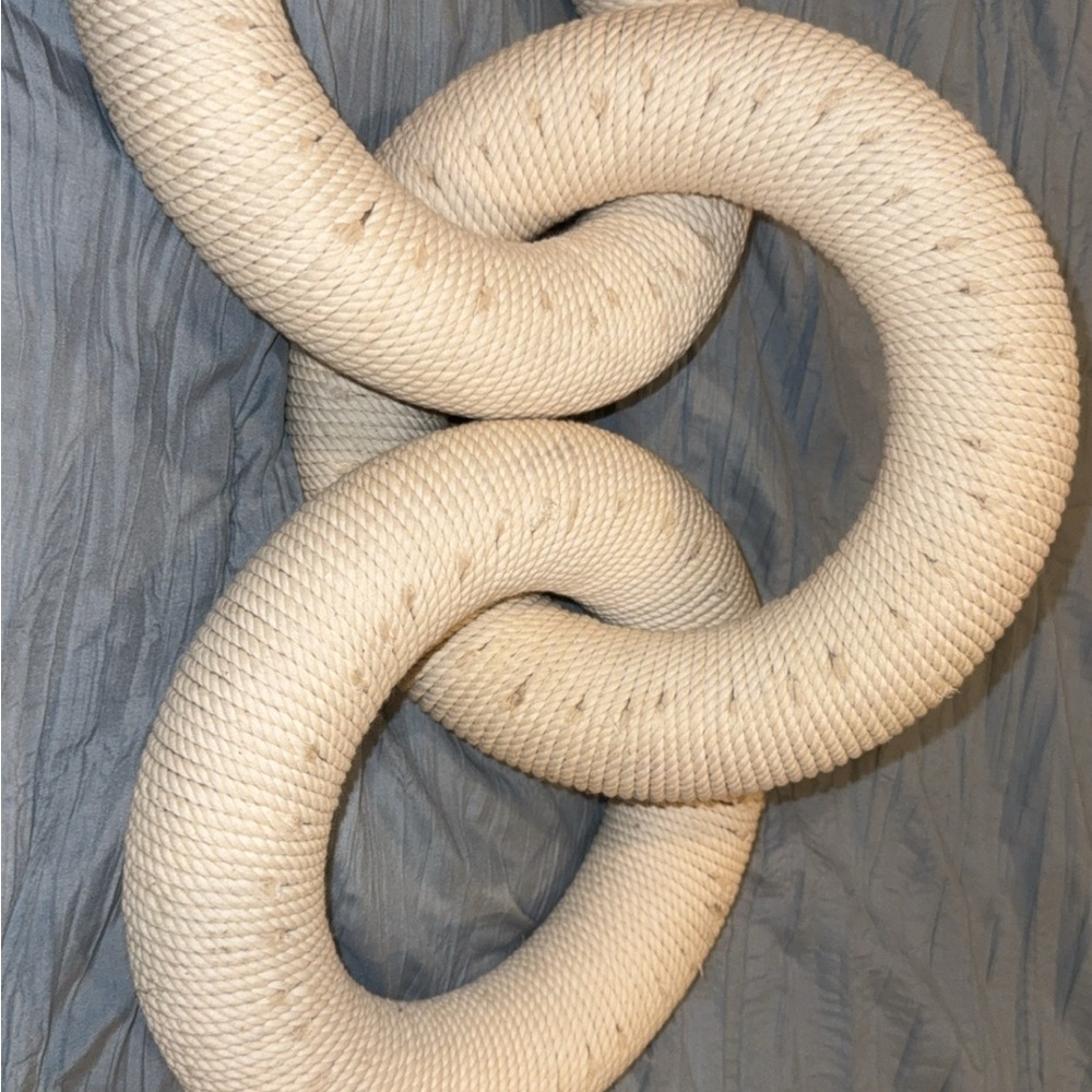 Cream Knot Rope Decor - Picture 2 of 3